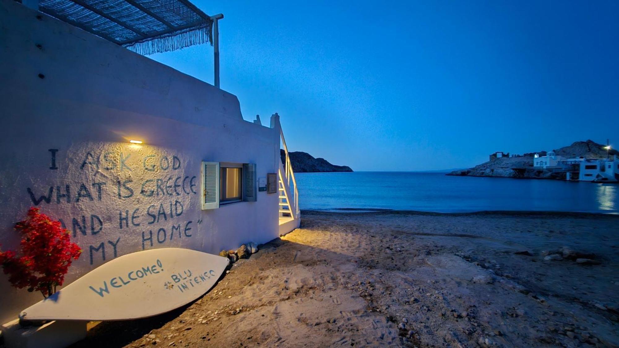 Blu Intenso Boathouse Firopotamos Exterior photo
