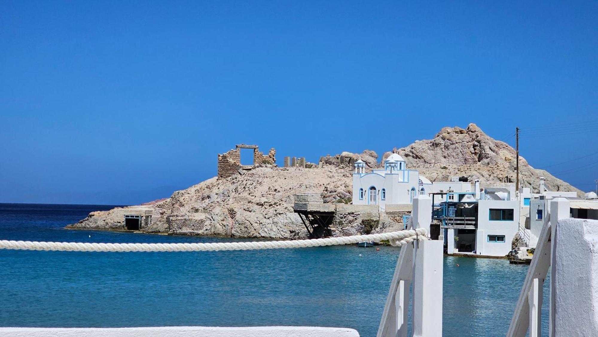 Blu Intenso Boathouse Firopotamos Exterior photo